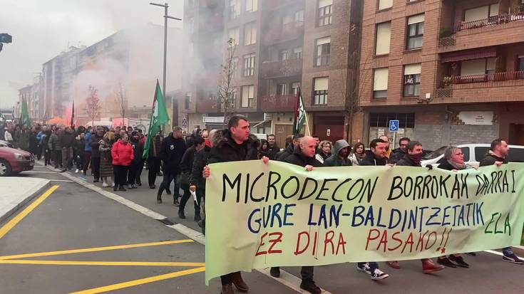 [BIDEOA]: ELA sindikatuak dioenez, grebaren jarraipena "ia erabatekoa" izaten dabil Durangaldeko metalgintzan