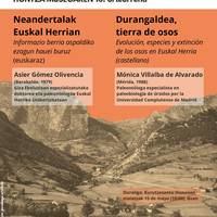 Euskal Herriko neandertalen eta hartzen arrastoak ezagutzeko jardunaldia