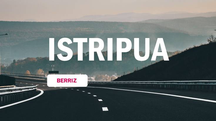 [EGUNERATUA] Pertsona bat hil da AP-8an, Berriz parean, gertatu den auto istripuan